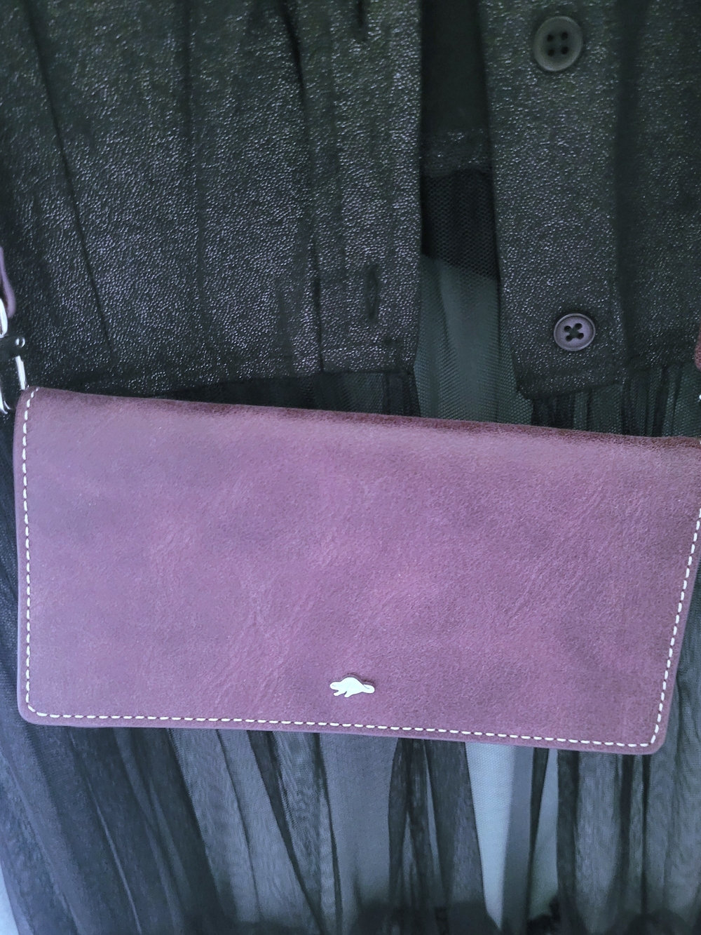 Roots Purple Shoulder Bag